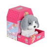 Nessiworld 4247 Sesli Hareketli Peluş Köpek Gri -Sunman