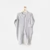Andywawa Ac25811 Romper Little King Bebek Tulum Grey