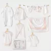 Andywawa Ac25551 Newborn Set Pınk Baloons 10lu Hastane Çıkışı Ekru