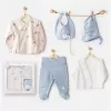 Andywawa Ac25910 Newborn Set Dino 5li Hastane Çıkışı Beige