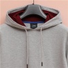 Erkek Uzun Kol Kapüşonlu Sweatshirt - SWT-220 - Gri Melanj
