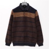 Erkek Uzun Kol Polo Yaka Sweat - DSR-2201 - Lacivert - Kahverengi