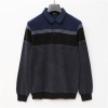 Uzun Kol Erkek Polo Yaka Sweat - DSR-2205 - Marine - Denimelanj