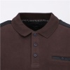 Erkek Uzun Kol Polo Yaka Kalın Sweat - PPS-2501 - Kahverengi