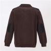 Erkek Uzun Kol Polo Yaka Kalın Sweat - PPS-2501 - Kahverengi