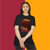 Victor 0Simhen Portreli Maske Baskılı Tişört / T-Shirt Gaıasaray- TYC12356E24CF32000 - Siyah