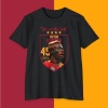 Kalkan Maske Baskılı Tişört / T-Shirt Gaıasaray- osik0001 - Siyah