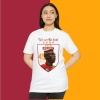 Kalkan Maske Baskılı Tişört / T-Shirt- osik0001 - Beyaz