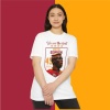 Kalkan Maske Baskılı Tişört / T-Shirt- osik0001 - Beyaz