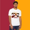 Victor 0Simhen MaskeLi Baskı Tişört / T-Shirt Gaıatsaray- osim0001 - Beyaz