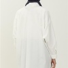 Sade Basic Ovesize Gömlek - 70001 - Ekru