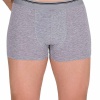 Likralı Erkek Boxer Şort Gri 1097B