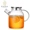 Çelik Kapaklı Borosilikat Cam Demlik 1500ML Royaleks-CM-2003