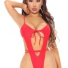 Kadın Babydoll Fantezi Harness Erotik Kıyafet 2051 Kırmızı - Royaleks