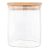 Bambu Kapaklı Cam Kavanoz Saklama Kabı 8,5x6 cm Royaleks-BLS6580