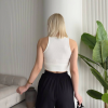 Çıtçıtlı gabardin şort
