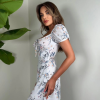 Baskılı mini jessica elbise