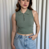 Kısa fermuarlı crop