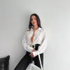 Çizgili oversize gömlek