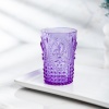 Akrilik Mor Kısa Bardak & Su Meşrubat Kahve Yanı Bardağı 400 ml ( Cam Değildir )