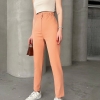 Beli lastikli karamel pantolon