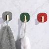 2li Yapışkanlı Retro Askılık Dolap Kapak Kulpu Yeşil (4172)