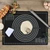 Silikon Çok Amaçlı Geniş Hamur Matı Hamur Açma Matı 40*50 cm (4172)