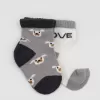 Love Dog Penye Soket Çorap 2li  Gri