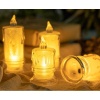 Led Işıklı Mum 11cm Gün Işığı 12Lİ