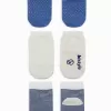 Puanlı Kaymaz Penye Soket Çorap 3lü Bs10108 İndigo