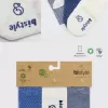 Puanlı Kaymaz Penye Soket Çorap 3lü Bs10108 İndigo