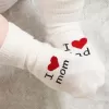 Mom Dad 3lü Penye Soket Çorap 10123 Ekru