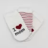 Mom Dad 3lü Penye Soket Çorap 10123 Ekru