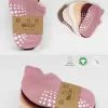 6lı Sneakers Kaymaz Penye Çorap Bs20102 Gül Kurusu