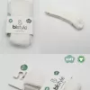 Tekli Zikzak Kabartma Penye Külotlu Çorap Bs50108 Ekru