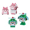Nessiworld POLI MRT-674 Robocar Poli Mini Transforming Kasabanın Kurtarma Araçları 4lü Set