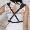 Arkası Çapraz Göğüs Detaylı Ayarlanabilir Vücut Kemer Harness - Brf1269