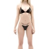 Seksi Deri Sütyen Ve Külot Harness Takım - Brf1406