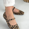 Linni Leopar Süet Babet Ayakkabı
