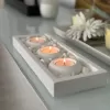 Hediye Çantam El Yapımı Mumluk 4 parça