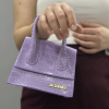 luxe lila cilt çanta