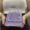 luxe lila cilt çanta