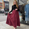 Kraş etek bordo
