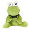 Nessiworld 1430 Peluş Papyonlu Oturan Yeşil Kurbağa -My Friend Toys