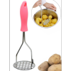 RENKLİ SAPLI METAL PATATES EZİCİ (4172)