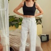 Kadın Siyah Kalın Askılı Crop Top Büstiyer