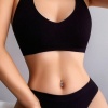 Kadın Siyah Seamless Tanga Sütyen Takım