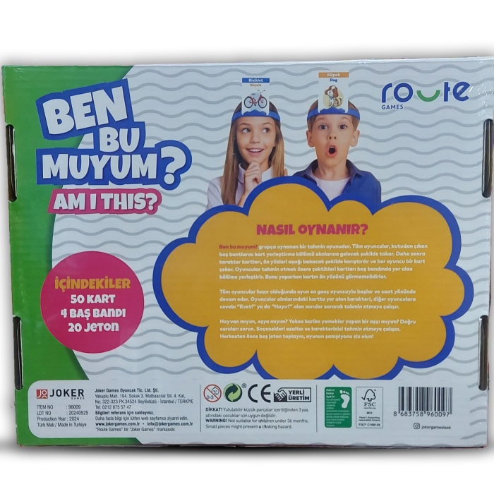 Ben Bu Muyum ? Eğlence Zeka Tahmin Oyunu