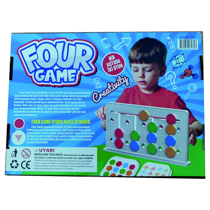 Four Game Çocuk Zeka Gelişim Kutu Oyunu