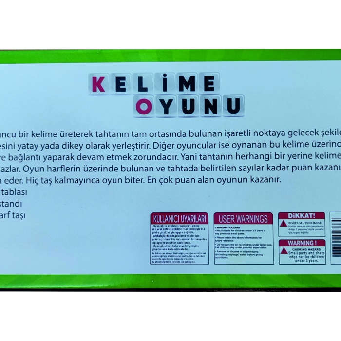 Okey Kelime Kutu Oyunu Zeki gelişim
